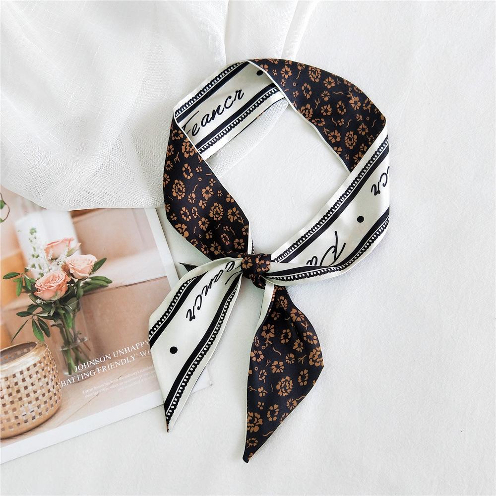 New Scarves Silk Scarves Women'S Spring And Autumn Season Long Decorative Professional Scarves Summer Thin Styles Paired With Shirts Stylish