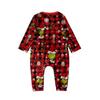 Weihnachtstag Drucke Familie Passend Langarm Tops+Hosen Set Familie Passende Sets
