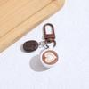 Ästhetischer Latte Art Kaffeetassen Schlüsselanhänger Kawaii Kaffeebohnenbeutel Anhänger Miniatur Essensanhänger Schmuck Für Barista Kaffee Liebe