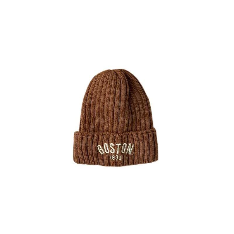 Children's Ear Caps Knitted Autumn and Winter Warm Boys and Girls Winter Windproof Versatile Pullover Baby Wool Hat