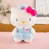 75cm Sanrio Kawaii Cartoon KT Cat Plush Toy Hello Kitty Stuffed Doll Anime Kids Birthday Gift Cute Hello Kitty Doll Soft Toy
