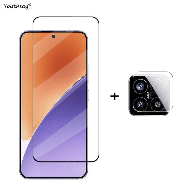 6in1 Full Cover Glass For Xiaomi 15 Tempered Glass Xiaomi 15 Screen Protector HD Protective Phone Lens Film Xiaomi 15 14 13