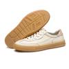 British Thick Bottom Trend Men Shoes Sneakers Korean Casual First Layer Cattlehide Men's Leather Shoes Casual White Shoes Men
