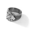 Tonghuashun Stainless Steel Men's Hip Hop Poker Card Ring