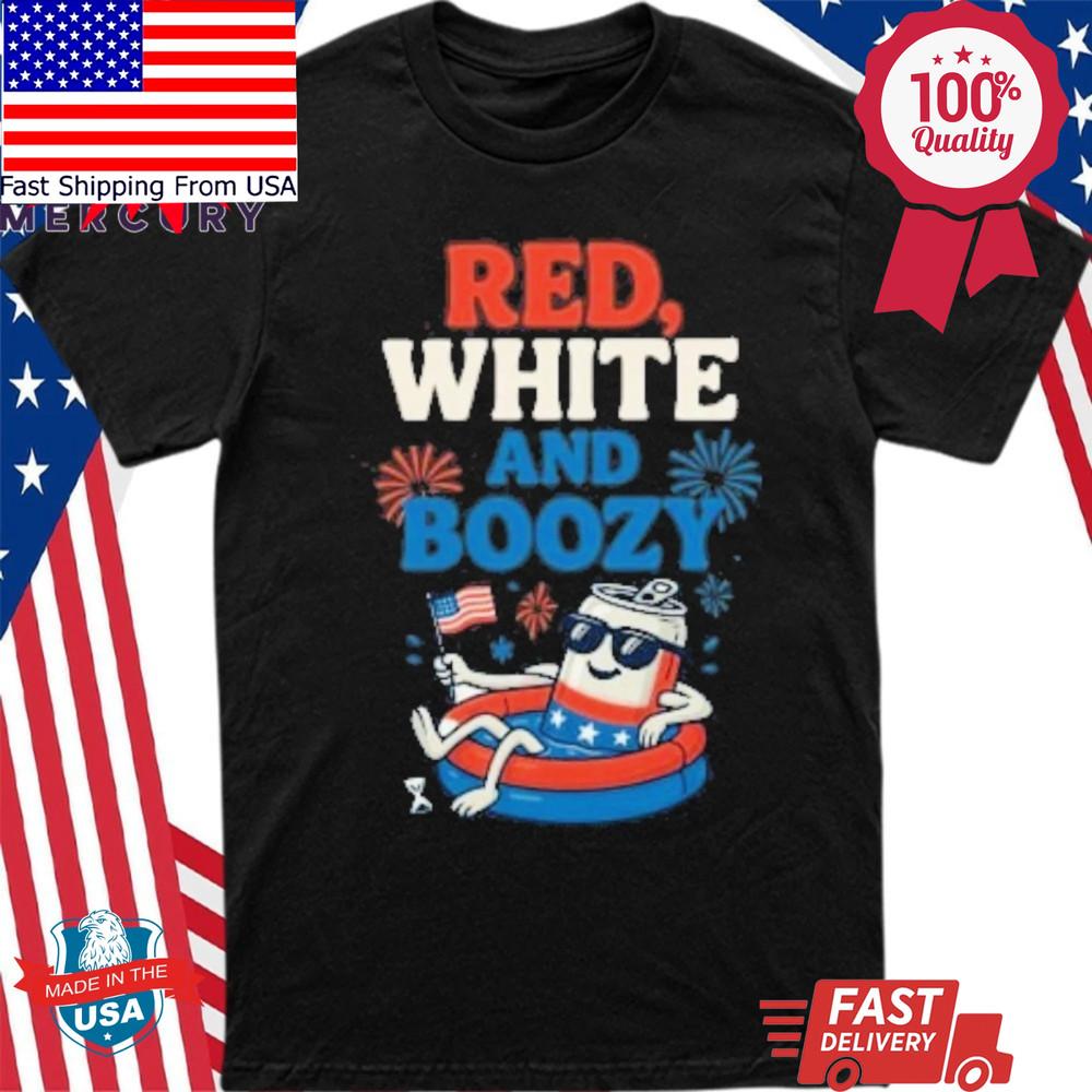 4th Of July Red White And Boozy Shirt Unisex T-Shirt XXXXL