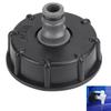   IBC   Adapter, 2 Inch Coarse Thread Plastic Connector with   Valve for Fine  Control, Standard Fit for IBC Water Container  