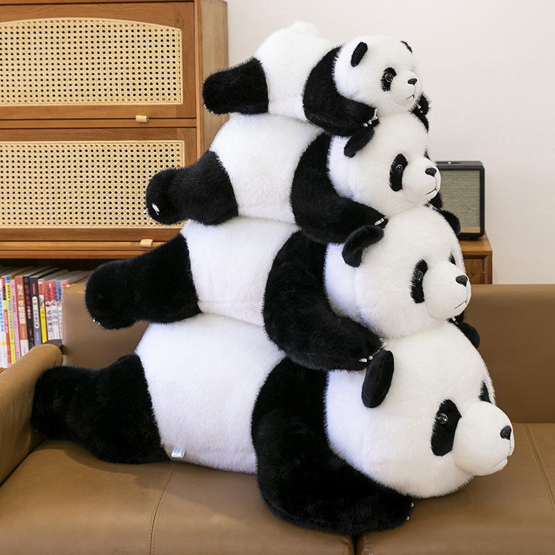 Cartoon Party Style Panda Plush Toy Doll Zoo Souvenir Simulated National Treasure Doll Children's Gift