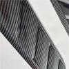 Universal Car Hood Vent Louver Scoop Cover Air Flow Intake Carbon Fiber Look Kit