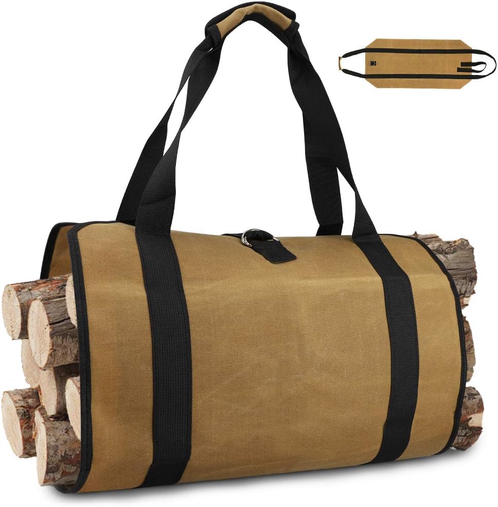 Waterproof Canvas Log Carrier Easy To And Anti Slip Handle Easy To Fold