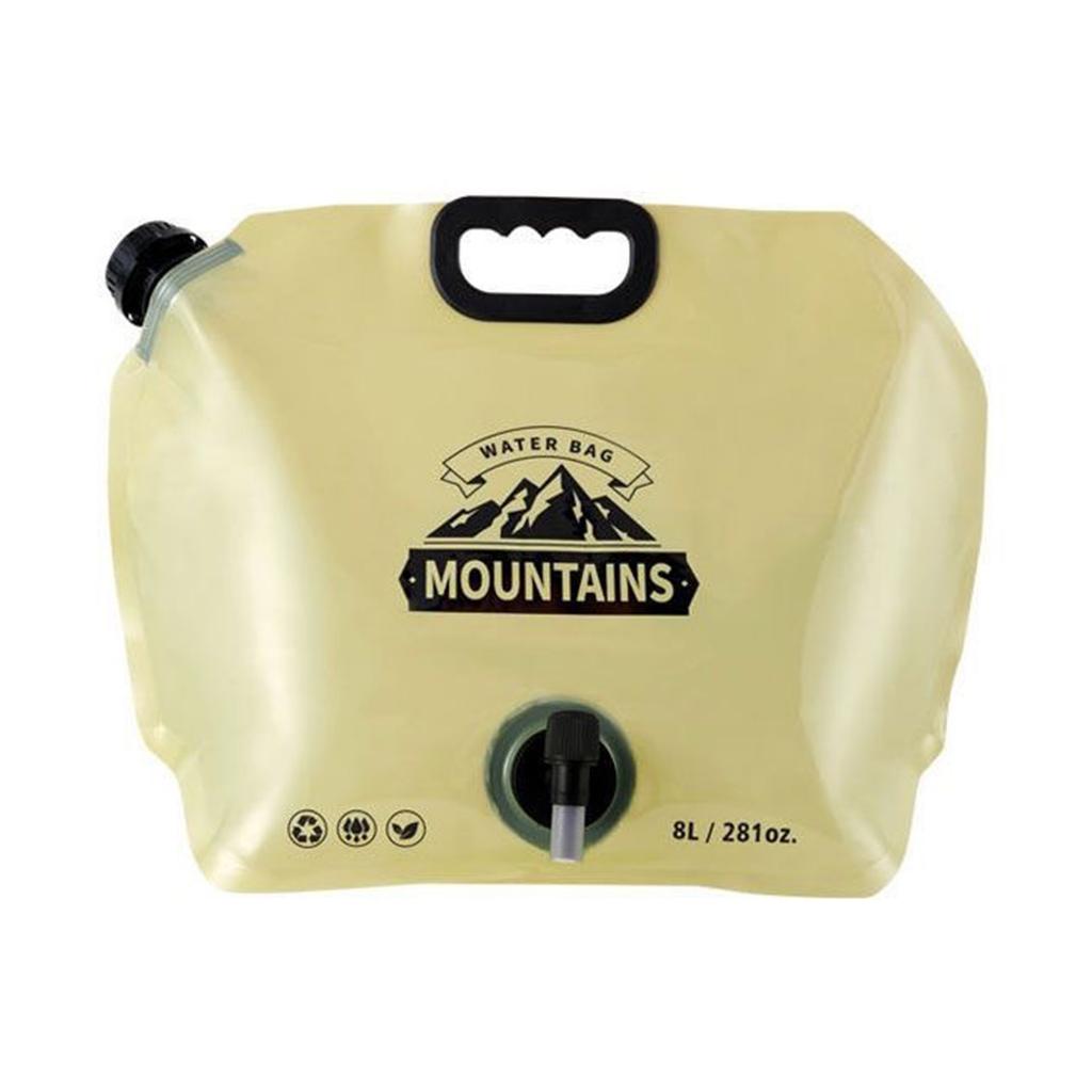 Collapsible Water Containers 8L Reusable Portable Water Bag for Barbecues Sports Festivals Parties