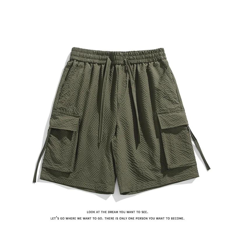 2025 Summer Men Solid Color Shirt +Shorts Men Casual Two Pieces Sets Male Short Sleeve Shirts Shorts Man Tracksuits