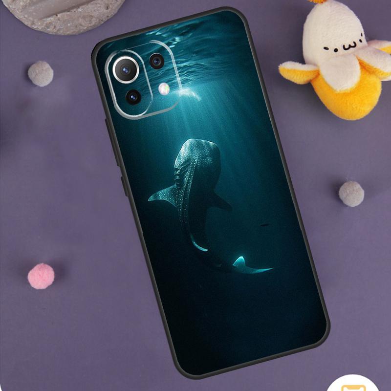Ocean Whale Shark Swimming Case For POCO X3 X5 X6 M6 Pro F6 F3 F5 M5s Xiaomi 14 13 Ultra 12 Lite 11T 12T 13T Pro Cover