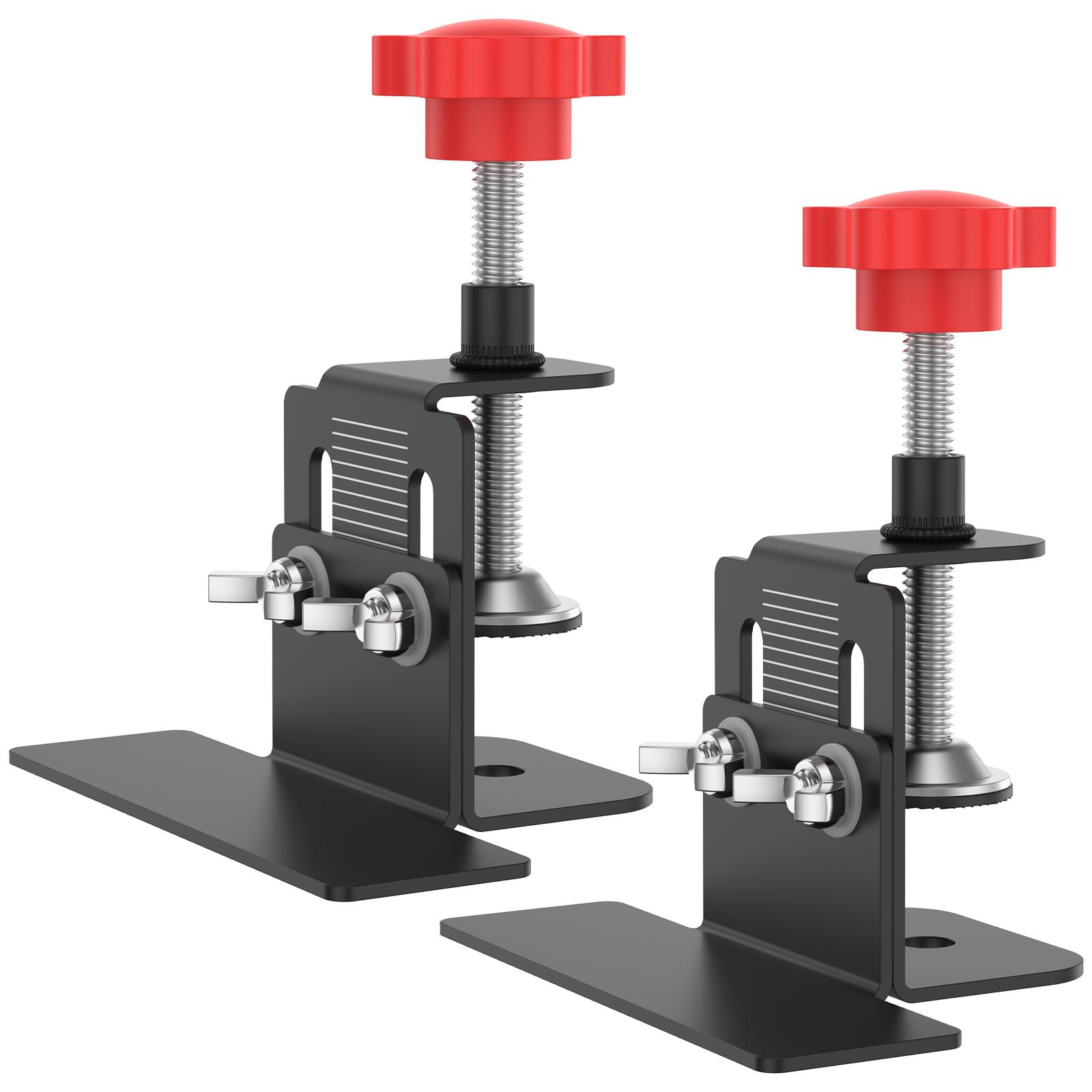 

Cabinet Door Mounting Jig, with Support Arm&Clamp, Metal Hand Tool Installing Cabinet Door Mounting Clamp Positioning Tool