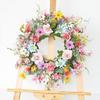 Fascinating Handcrafted Silk Daisy Wreath Adds A Touch Of Natural Charm To Your Space Ideal For Festivals And Gatherings