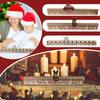 Wooden Countdown Christmas Advent Fireplace And Shelf Decoration