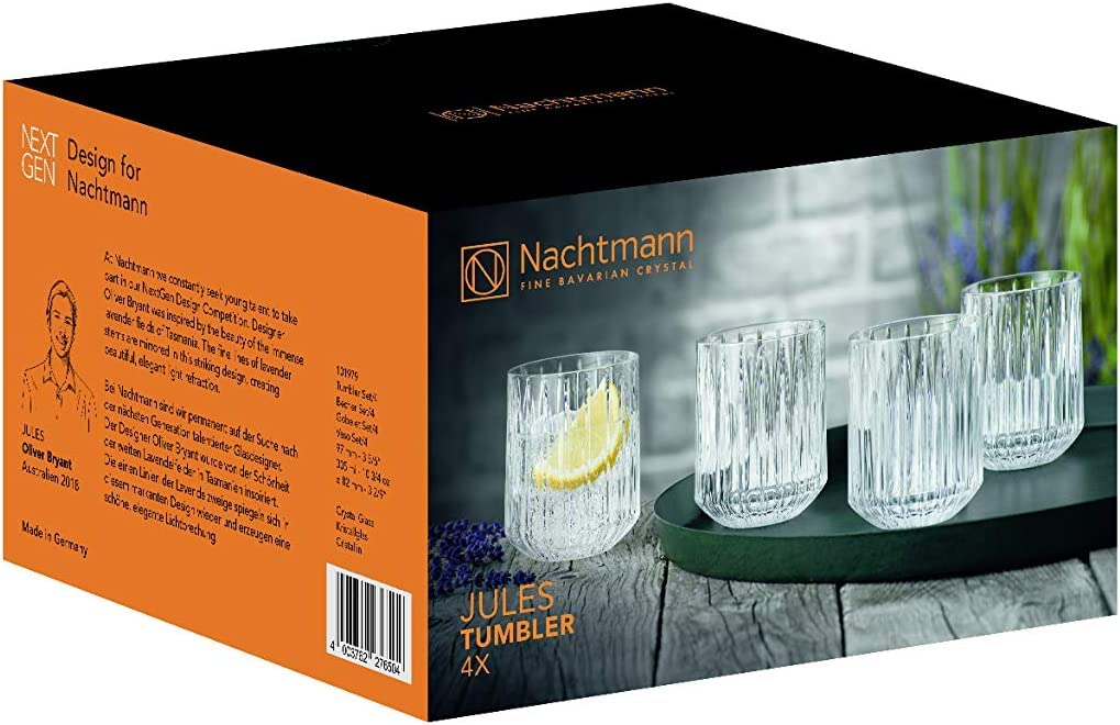 NACHTMANN Glass Set of 4 Jules Tumbler 305ml 101979 [Genuine] (4 pieces)