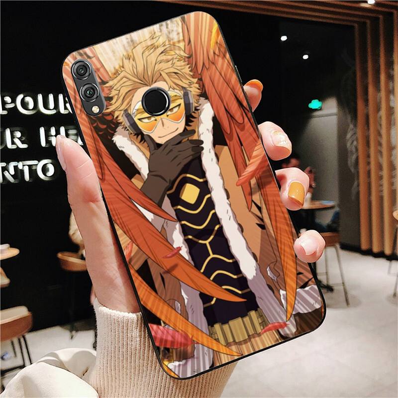 Anime MHA Hawks BNHA Telefon Fall Für Huawei Ehre 7A 7C 8 8x9 10 20lite Fundas Coque für Honor 10i 20i Capa