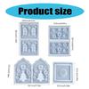 Sturdy Silicone House Shaped Mold For Easy DIY Christmas Tree Candle Holder House And Display Ornament Making