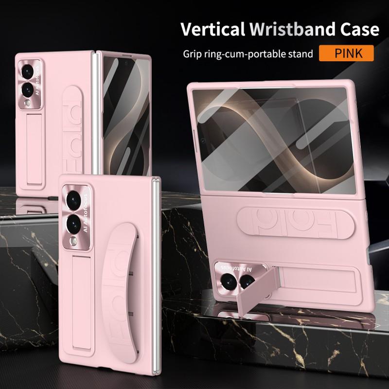 Galaxy Z Fold8 Ultra Protective Case With Wrist Strap Shockproof PC Cover Full-Body Protection Foldable Phone