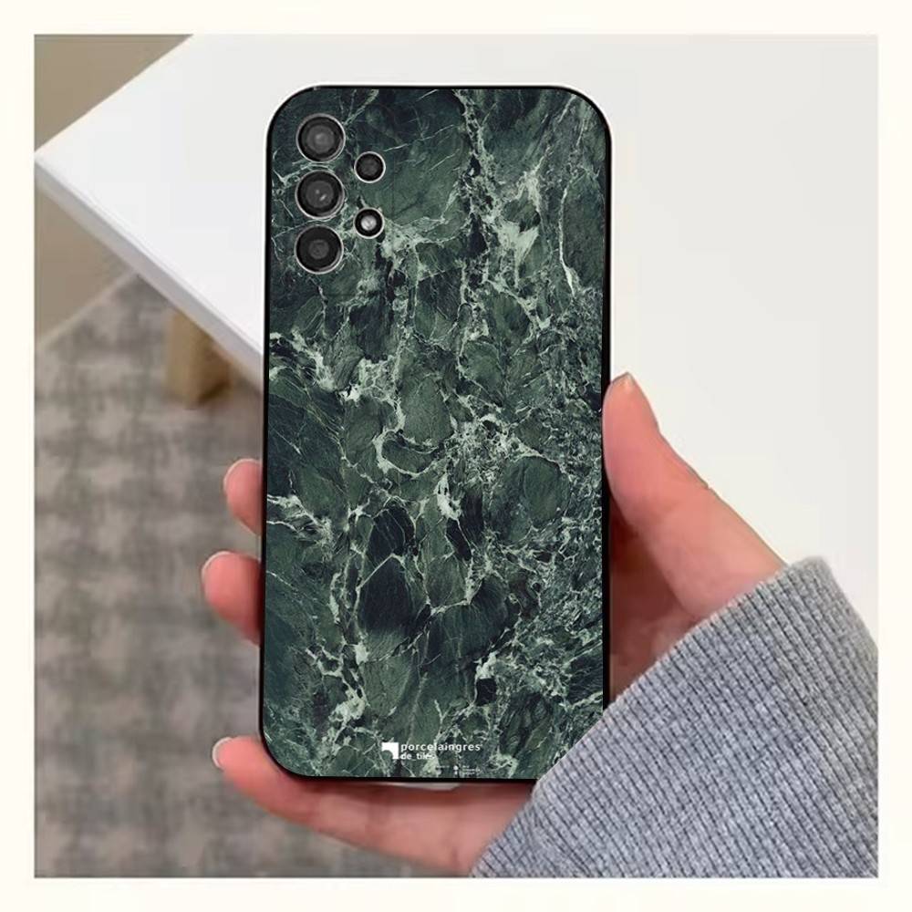 Marble Grain Phone Case For Samsung S9,S10,S20,S10,S21,S25,S24,S23,Ultra,FE,Plus,Lite,Soft Silicone Black Cover