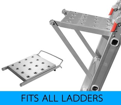 Ladder Platform Accessory, Heavy Duty Ladder Work Stand System Accessories Holds 400 Pound