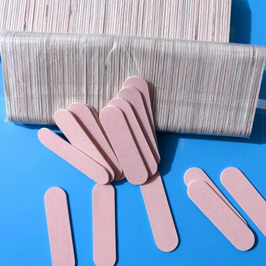 100er-Pack Mini Doppelseitige Nagelpolier- und Polierstäbchen