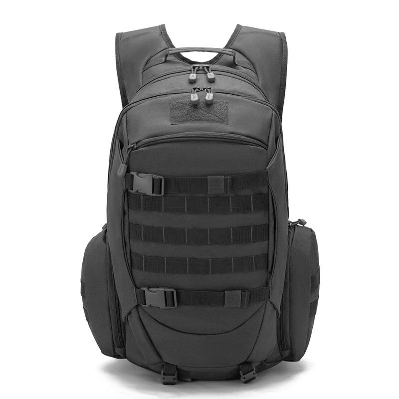 Taktischer Rucksack für den Außenbereich, 50L Fassungsvermögen, Strapazierfähiger Wanderrucksack, Groß, Mehrere Fächer, Militärstil, Umhängetasche für Camping, Trekking, Radfahren