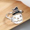 European & American Halloween Witch Hat Broom Pumpkin Lantern Ring - Hot Sale