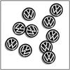 5/10 stk 14mm Bilnøkkel Emblemklistremerker Auto Kontrollnøkkel Logo Tilbehør For Volkswagen Golf-7 4 5 6 CC T-ROC Sharan Passat B5 6 7 Polos Tiguan R Line