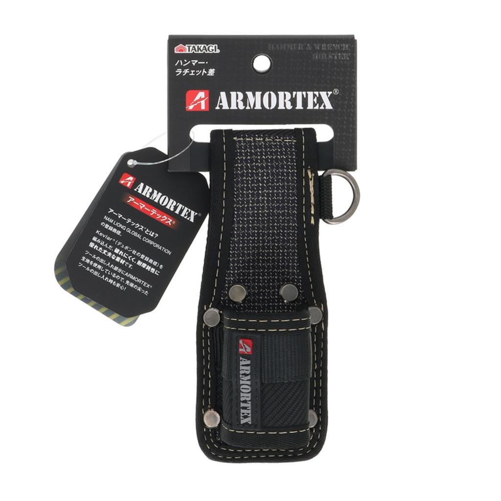 Takagi Hammer Ratchet Holder Tool Case Easy To Durable Tool Tool Waist Black & - Cut-resistant, Abrasion-resistant, Shape-retaining, Use, Holder,