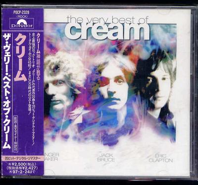 CD CREAM - Very Best Of Cream POCP2328 POLYDOR 2002 Japan Obi Rock Used