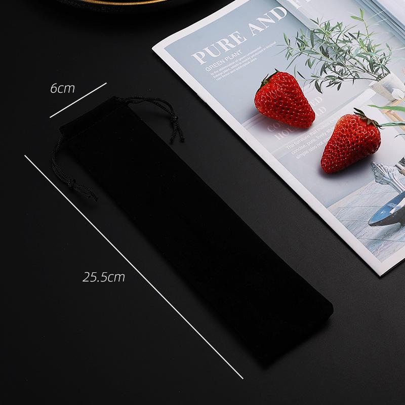 304 Stainless Steel Straw Set Color Metal Straw Restaurant Milk Tea Beverage Coffee Tube Straight Pipe Elbow Set