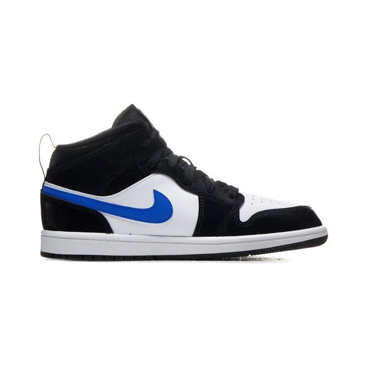 Jordan 1 Mid PS Black Racer Blue 640734-084