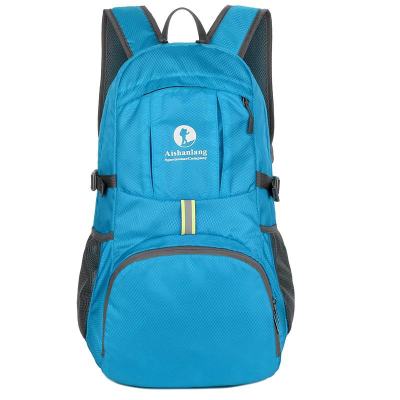 Lättvikts Vikbar Stor Kapacitet Unisex Utomhus Rese- & Sportryggsäck