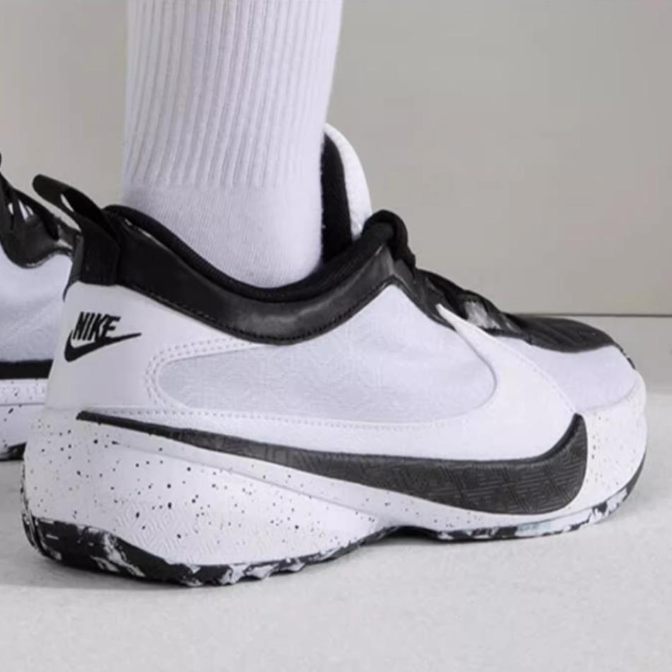 Nike Zoom Freak 5 GS Oreo საბავშვო სპორტული ფეხსაცმელი თეთრი შავი ფოტო-ლურჯი DZ4486-100