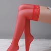Sex Stockings Sexy Lace Over The Knee Long Tube Lace Stockings Hand Torn Transparent Seduction Underwear Thigh Socks Women