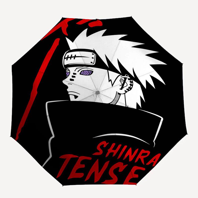 1pc SHINRA TENSEI Automatic Open/Close Umbrella with 8-Rib Windproof Canopy10186