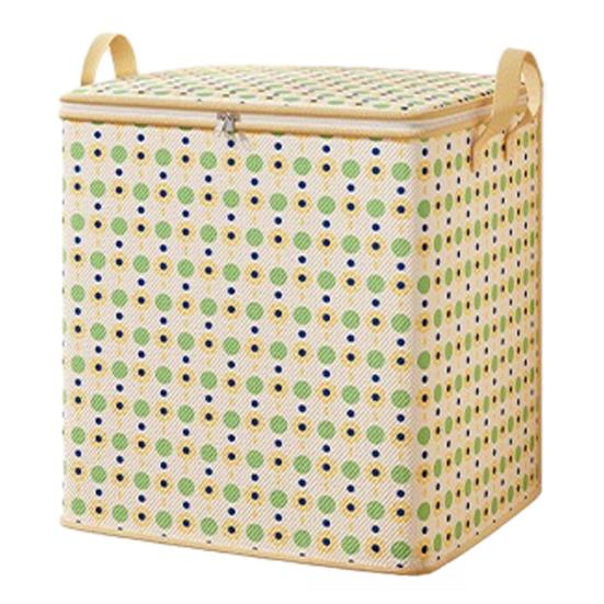 Clothes Storage Bag Closet Organizer with Reinforced Handle Large Capacity Foldable Design Comforter Blanket Storage Container