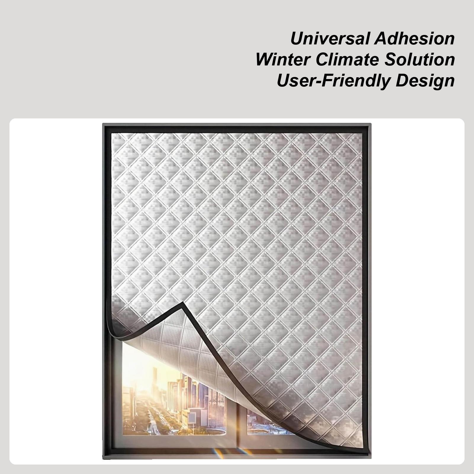 

Winter Insulated Window Curtain 39x71inch Soundproof Thermal Blackout Oxford Cloth Cover Insulated Roll-Up Window Blanket CN