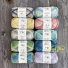 Solid Color 100% Long Staple Cotton 8-strand Hand Woven Thread Crochet Rod Needle Long Dyeing Gradient Ultra Soft Knitting Threa