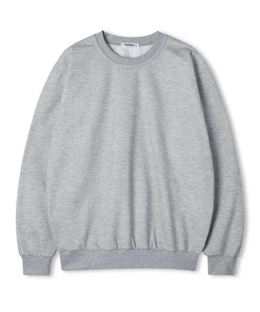 TOPBOY [2Pack] Essential Regular Brushed Sweatshirt 16 Colors (E Type)
