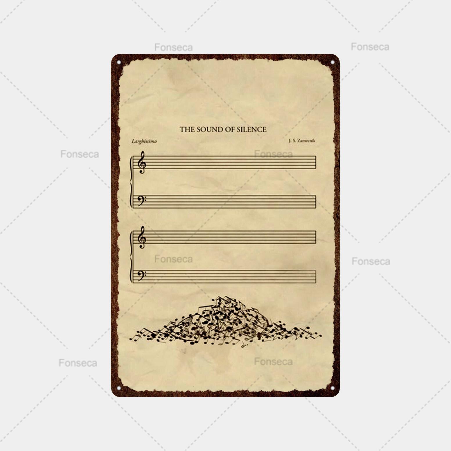 

Музыкальная партитура, Пейзаж, Металлическая Вывеска, Винтажная Оловянная Вывеска, Металлический Винтажный Бар, Винтажные Украшения Для Стен, Бар, Клуб, Металлический Плакат 20x30cm