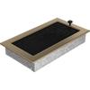 Vent Cover 17x30 gold - plated with blinds