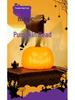 Rechargeable Halloween Pumpkin Silicone Night Light - Decorative Bedside Atmosphere Lamp