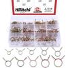 Hilitchi 250-Pcs [10 Size] Fuel Line Hose Tubing Spring Clips Clamps Assortment Kit for Motorcycle Scooter ATV - [5~14mm]