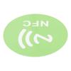 20PCS NFC Stickers Compact Portable Interference Resistant Rewritable CUID NFC Adhesive for NFC Enabled Devices Green
