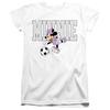 Womens/Ladies Football Kick Minnie Mouse T-Shirt