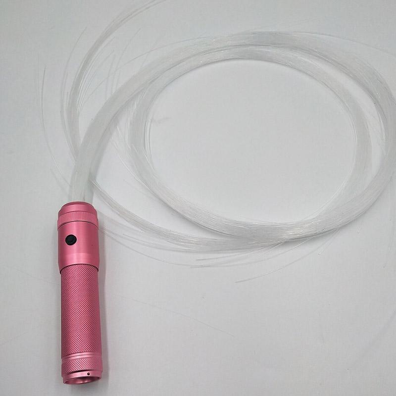 Color-Changing Fiber Optic Dance Whip Colorful Glowing LED Flash Whip Hand Rope for Dance Festival Party Carnival Wedding Decor