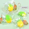 1pc Decompression Fluid Mango Soft Pinch to Relieve Office Stress and Tension Decompression Slow Rebound Simulation Fruit Toy.