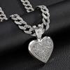 Wind Love Pendant Hip Hop Cold Wind Diamond Hip Hop Men'S Necklace Accessories
